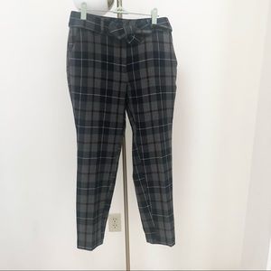 OXFORD|GINGHAM CROPPED PANTS